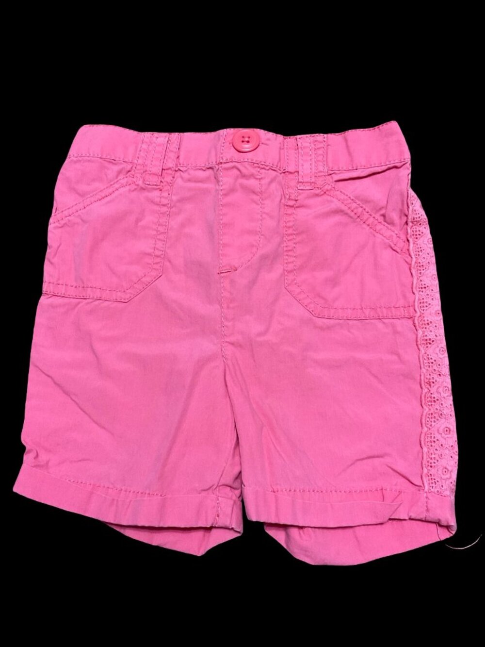 🌻10/$25 - Pink Shorts w/ Lace Accents